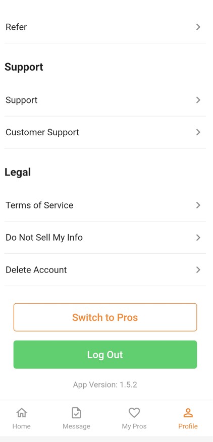 App version