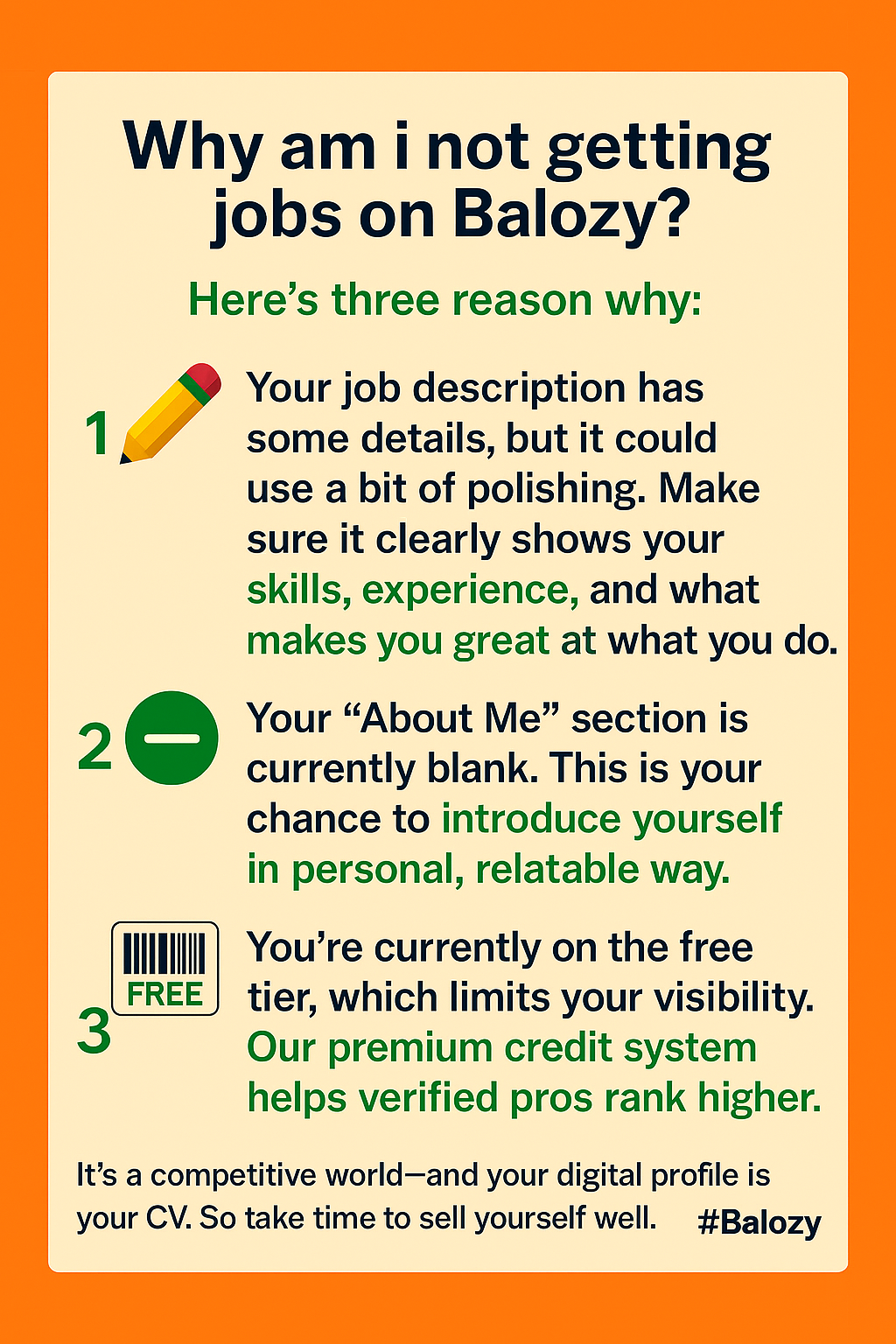 Why You’re Not Getting Jobs on Balozy—and How to Fix It