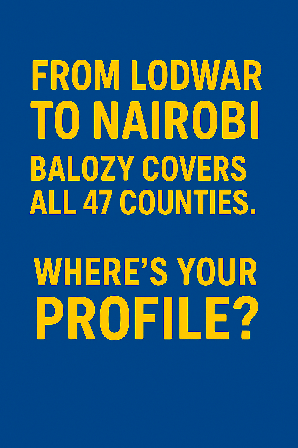 🧑🏽‍🔧 County-Level Hustler Stories in Kenya: From Nyeri to Nanyuki with Balozy’s Verified Pros