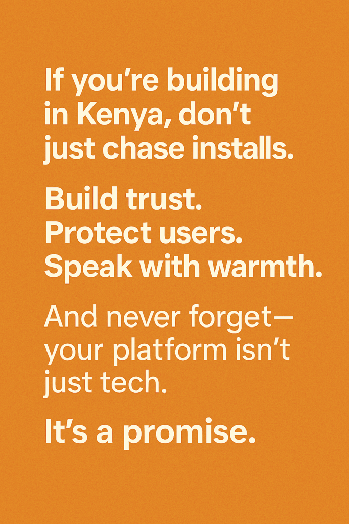 In Kenya, Trust Is Currency: Why Safety, Respect, and Verification Drive the Hustle