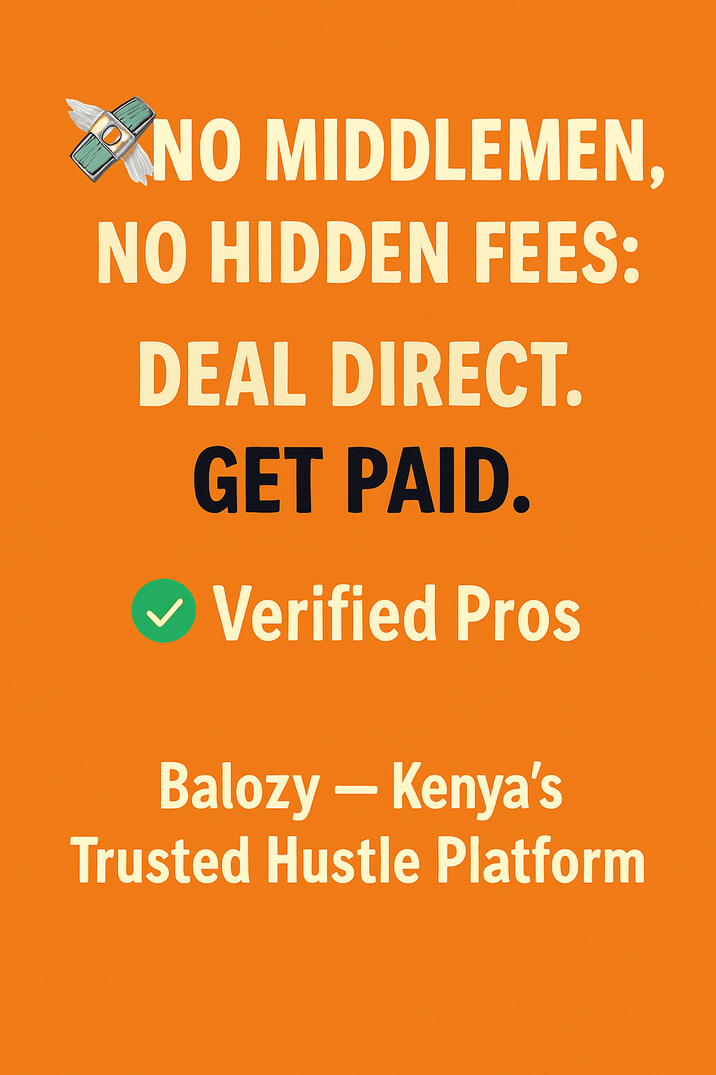 💸No Middlemen, No Hidden Fees: Why Balozy Is the Future of Direct Hustle in Kenya