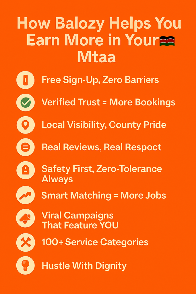 How Balozy Helps You Earn More in Your Mtaa 🇰🇪