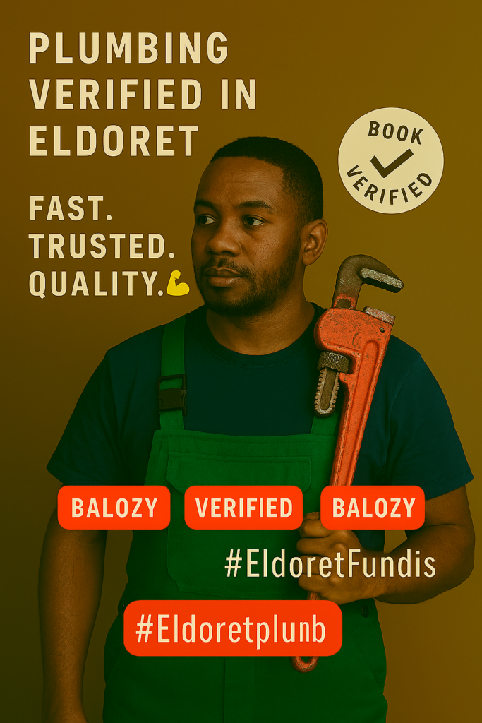 How to Find a Verified Plumber in Kenya — Fast, Safe, and Stress-Free