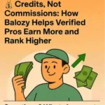 💰 Credits, Not Commissions: How Balozy Helps Verified Pros Earn More and Rank Higher