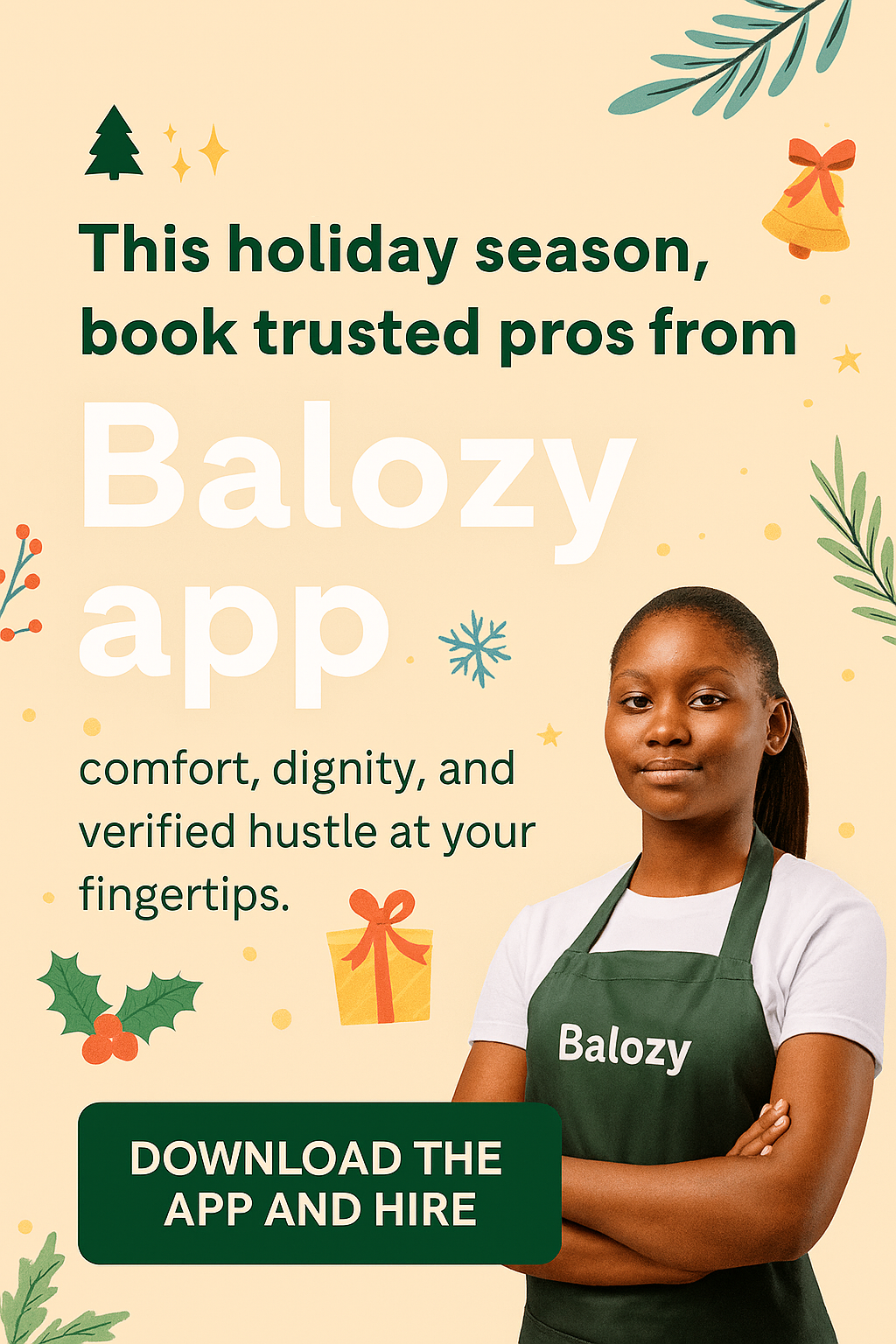 ✨ Kenya Holiday Cleaning Services: Make Your Festive Season Shine with Balozy