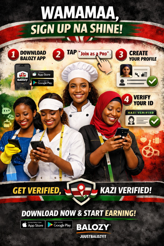 How Mama Signs Up on Balozy App — Easy, Fun, and Nationwide Across 47 Counties