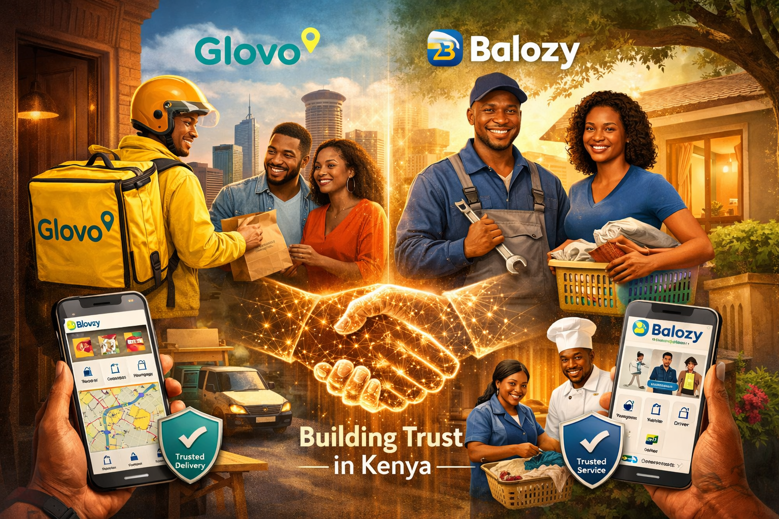 🚴 Glovo Changed How We Deliver in Kenya — Balozy Is Changing How We Trust Service Providers